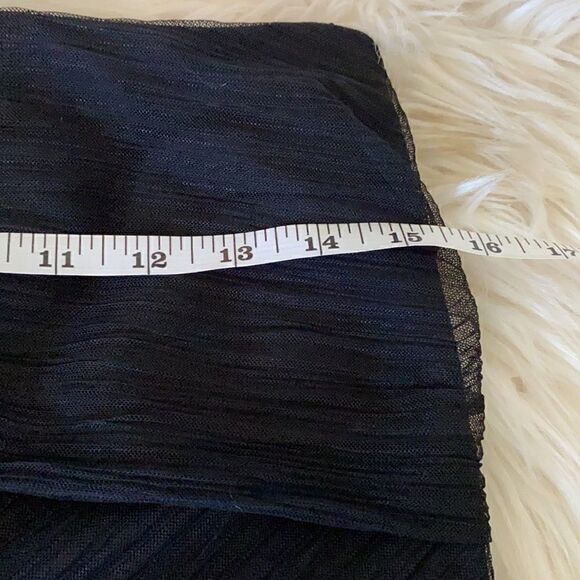 BCBGEneration | Black/Blue One Shoulder Cocktail Mini Dress Large Bow NWT | 4 - Picture 9 of 9